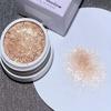 Ombretto Monocromatico Luminoso Orario con Glitter, Paillettes, Highlight Perlescente, Illuminante, Palette Ombretti Conveniente per Studenti