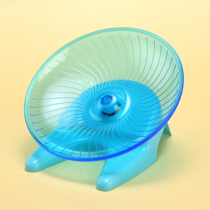 

Golden Bear Silent Hamster & Hedgehog Flying Saucer Wheel: Pet Sports Toy & Turntable светло-синий