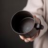 250ml Japanese Ceramic Coffee Cup and Saucer Set Simple Creative Mug