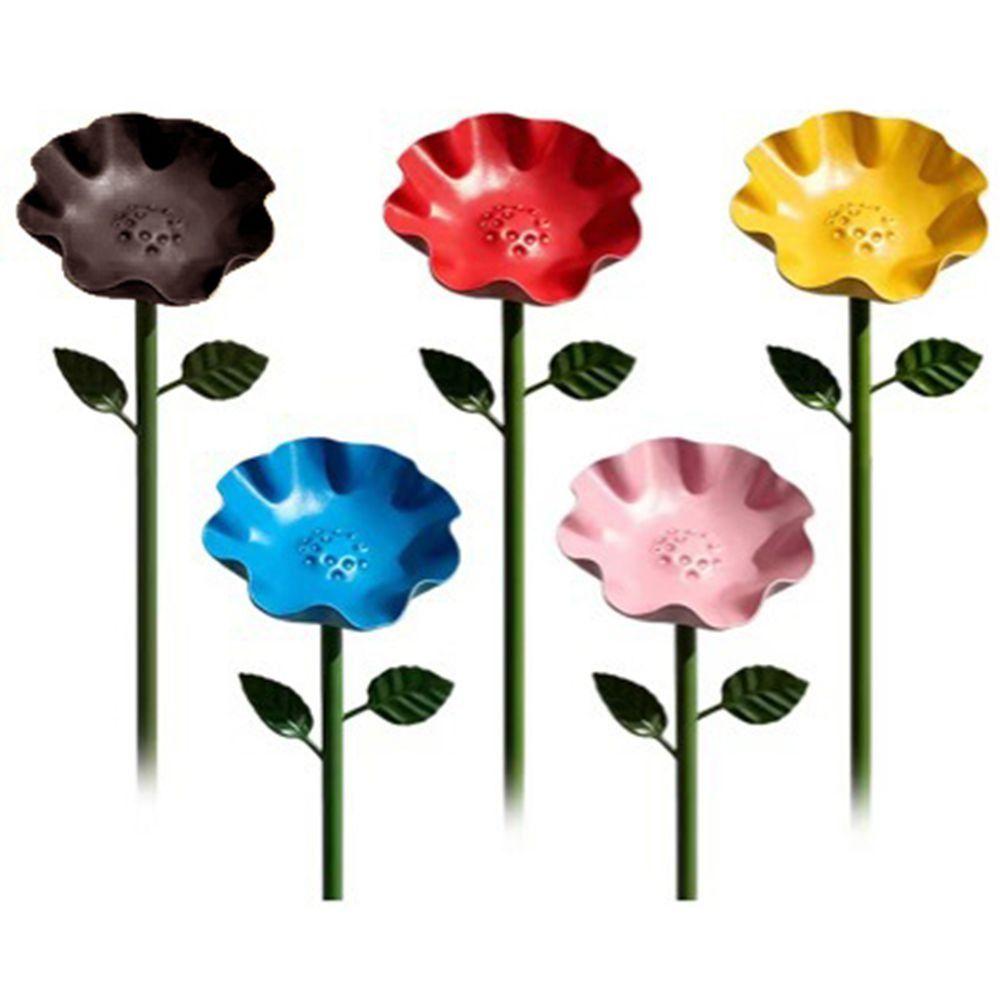 Ornamental Horticulture Bee Butterfly Watering Station Flower Shape Bird Bath Wildlife Garden