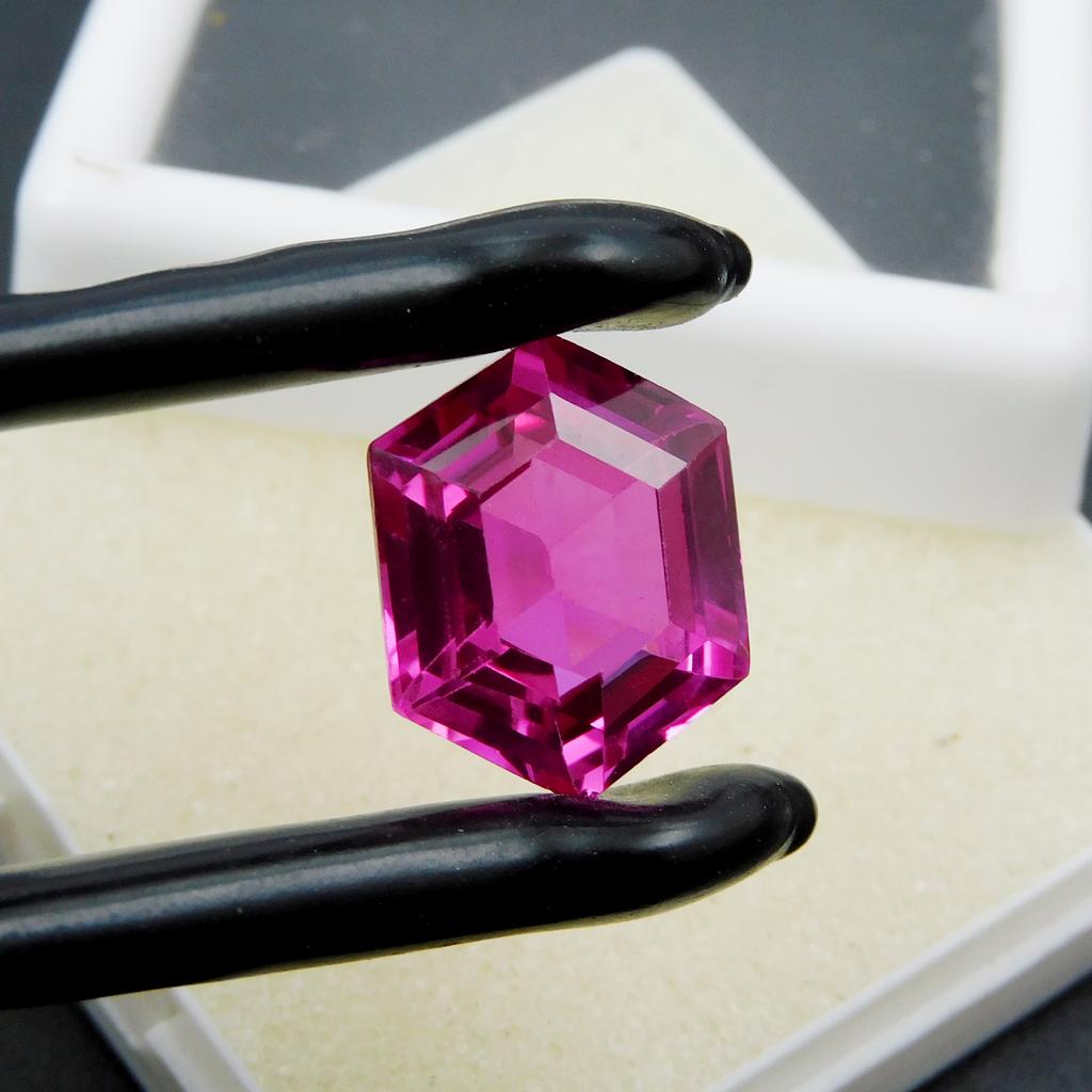 Natural Pink Sapphire Loose Gemstone Fancy Cut 11.00 ct September Birthstone for Gem Collections