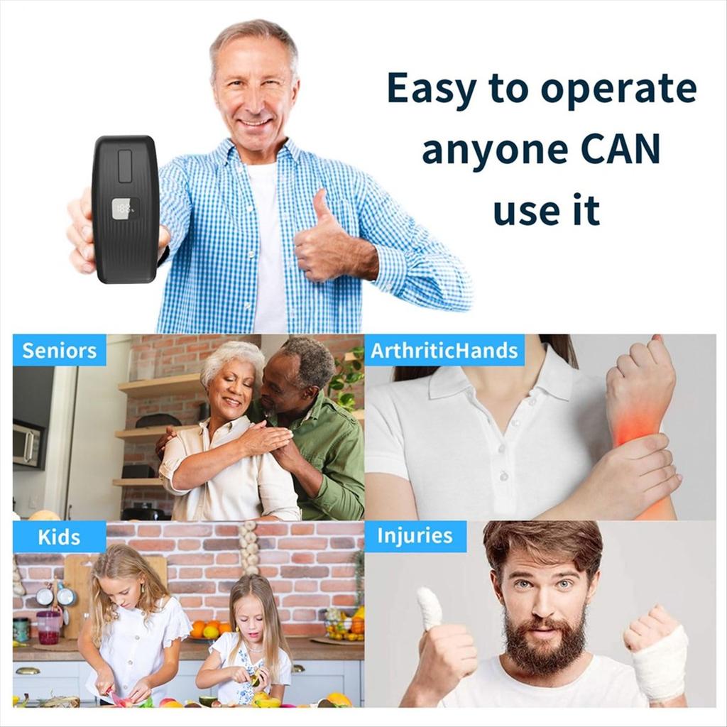 BHBL Electric Can Opener - One-Touch Hands-Free Automatic Can Opener for Works on All Can Types, Food-Safe Kitchen Gadgets