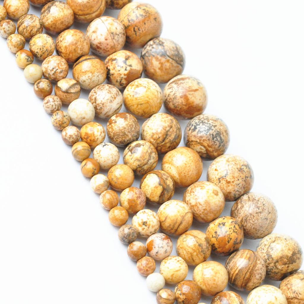 Glansbild Sten Ädelsten Rund Lösa Spacer Beads Strand 4 6 8 10 12mm