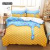 Ice Cream Sleep Bedding Kit Quilt Cover Kit 3d Bedding Digital Printing Bed Linen Queen Size Size Sleep Bedding Kit Fashion Design