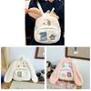 Soft Plush Dog Student Backpack With Breathable Straps For School And Travel