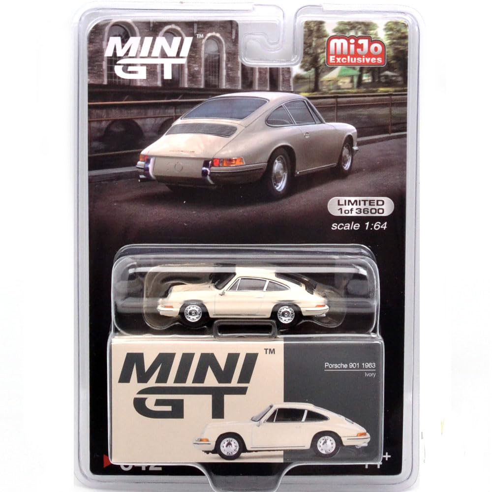 MINI GT 164 Scale U.S. MiJo Toys Limited Edition Porsche 901 1963 (Ivory) MGT00642-MJ слоновая кость