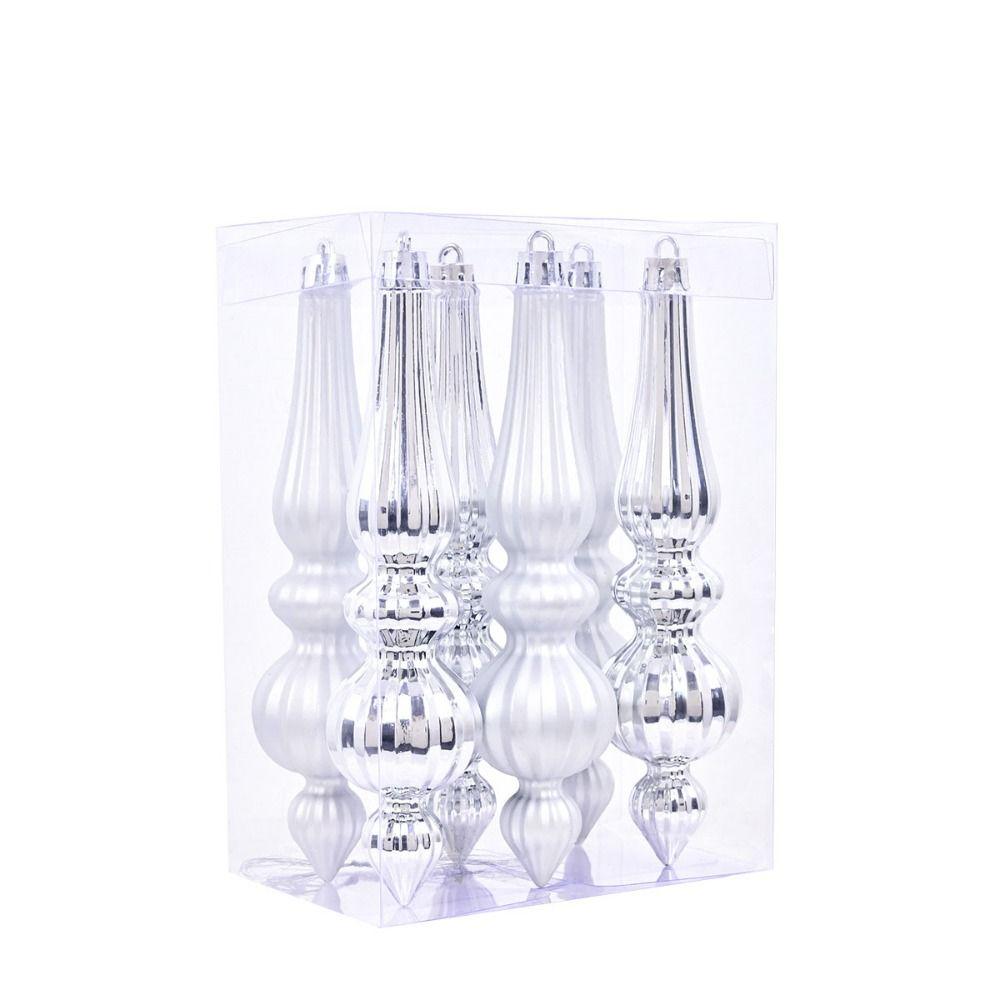 Water Droplets Cone-shaped Christmas Ball Colorful Paintings Christmas Decorative Ball  Home Decor