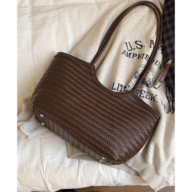 2025 Trendy Retro Handwoven Large Capacity Basket Tote Bag