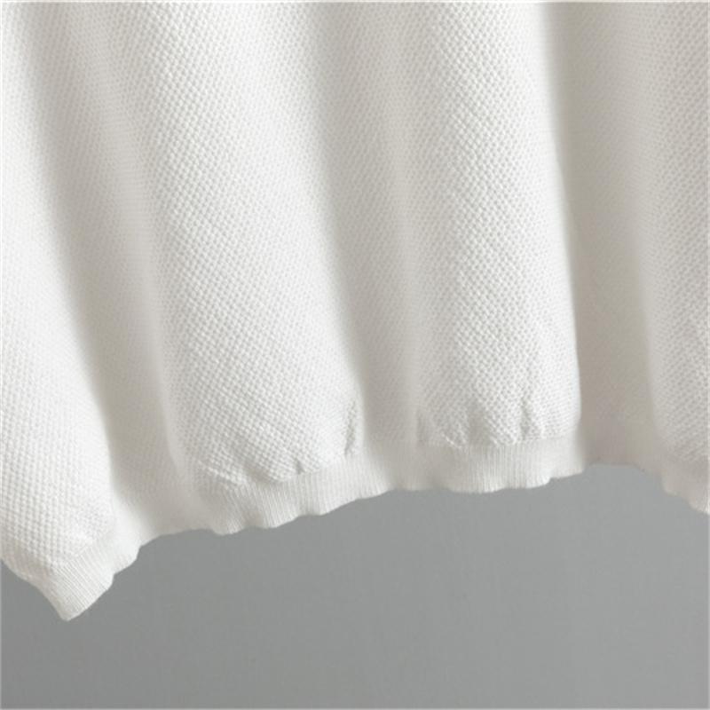 Women'S Spring And Autumn Casual Suit Fashionable High Neck Sweater Cardigan Vest Wide Leg Pants Knitted Three Piece Set