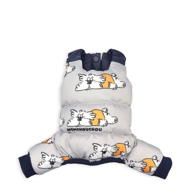 MONCHOUCHOU Sleepy Dog Reversible Jumpsuit