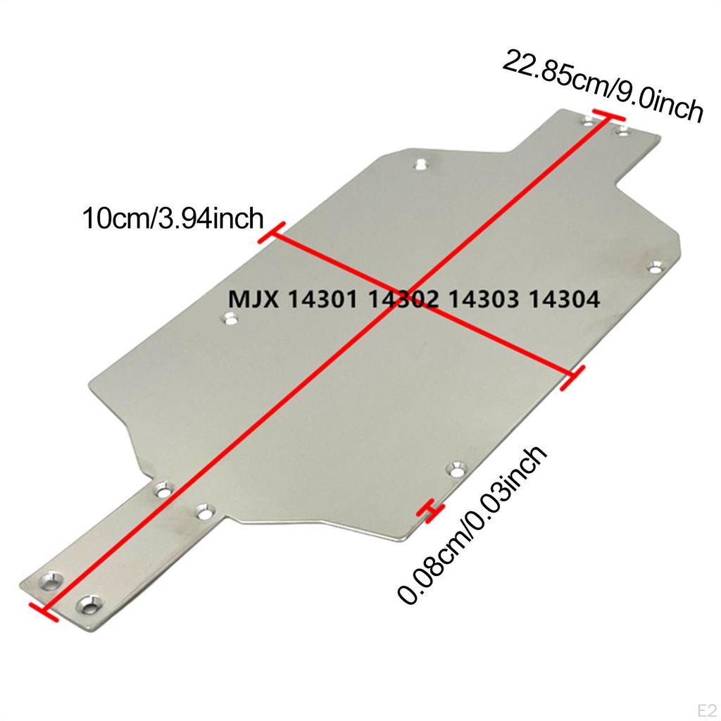 RC Chassis Upgrade Parts CNC Machined Heavy Duty Modification Stainless Steel for 1/14 14304