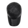 Berretto da baseball unisex solido da donna per uomo Cappellino snapback hip-hop in pelle PU per uomo Donna Berretto da baseball Cappelli da camionista regolabili per cappello da sole