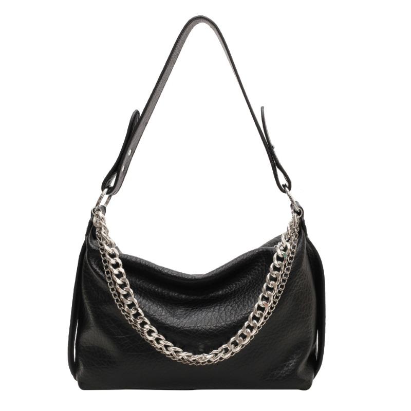 

Сегодняшние популярные сумки нишевого дизайна на цепочке, новые женские сумки, супермягкие и универсальные сумки через плечо, сумки под плечо. чёрный