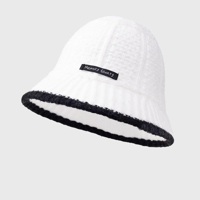 Autumn and Winter Fashion Thickened for Keep Warmth Knitted Mao Line Hat Women Big Head Circumference Ear Protection Fisherman Hat