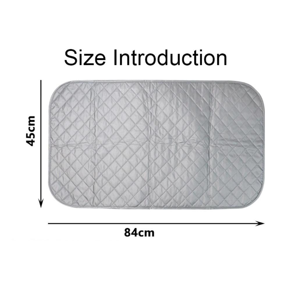 Portable Iron Board Replacement Ironing Mat Clothes Protector Heat Resistant Iron Board Dryer Mat Tabletop