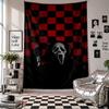 Wall TapestryScream Ghostface Art Hanging Cloth Decorative Background Cover for Room Decoration