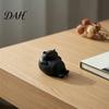 Unique Gifts for Cat Lovers 3D Printed Fat Figurine, Cute Lazy Statue, Office Desk Decorations Minimalist Tabletop Ornament And Shelf Decor Decorative