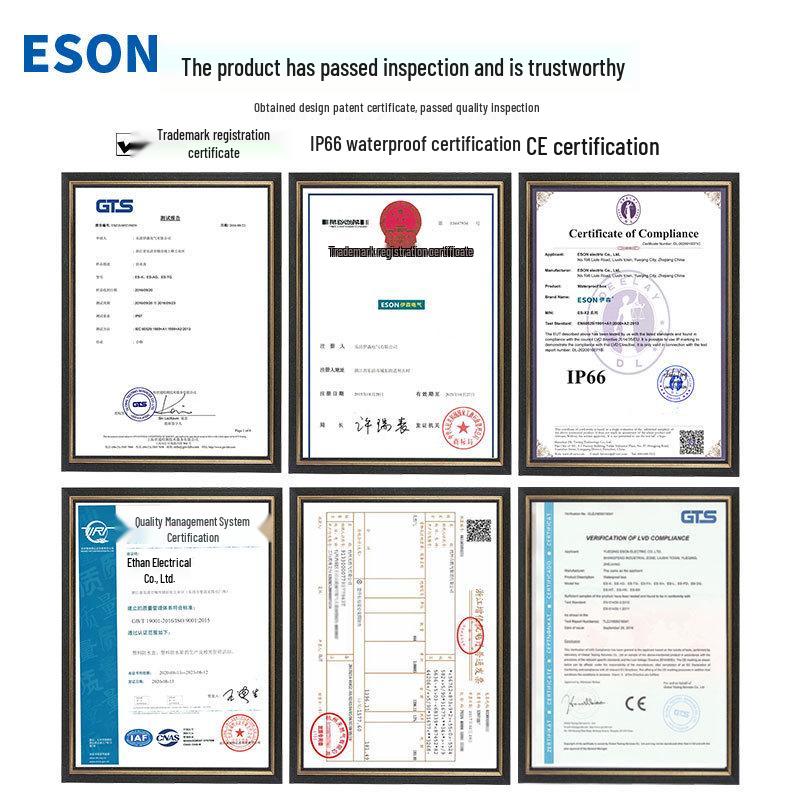 X Series Waterproof Junction and Splitter Box - Plastic Latch Box for Industrial Use