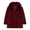 2025 Women's Fashionable Winter Coat for Elderly - Stylish Faux Mink Velvet Warmth for Middle-aged & Seniors