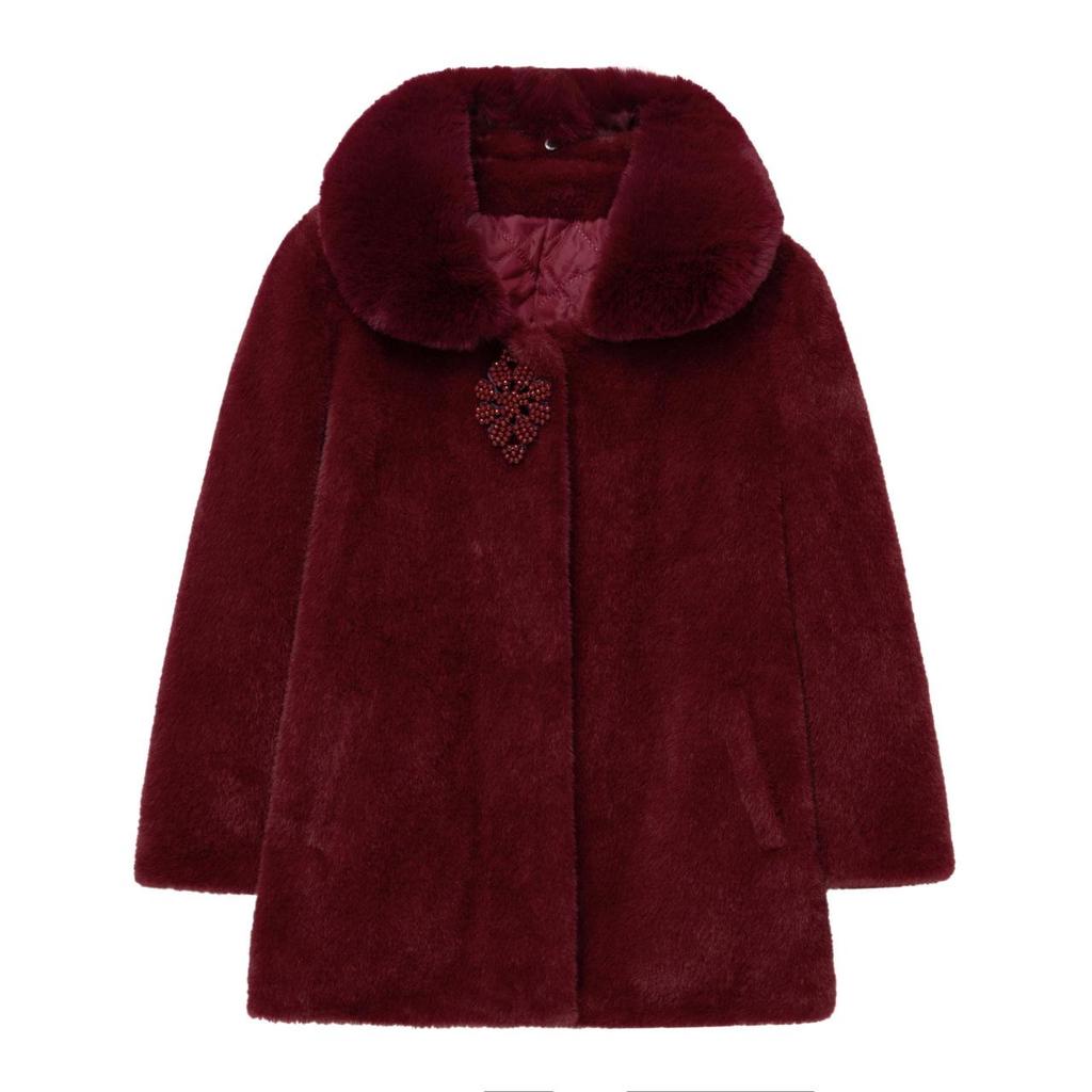 2025 Women's Fashionable Winter Coat for Elderly - Stylish Faux Mink Velvet Warmth for Middle-aged & Seniors