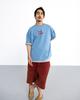 ANGLAN [3Rd ] Slogan Graphic Tee “Whatwewear” - Blue