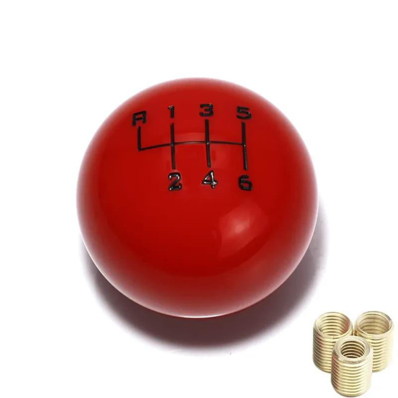Universal 6 Speed Ball Shape Acrylic Car Gear Shift Knob Shifter Lever Head