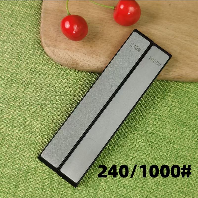 Diamond Golden Knife Sharpening Stones,Knife Sharpener Fixed-Angle Kit, Professional Whetstone Set with Base Household Whetstone