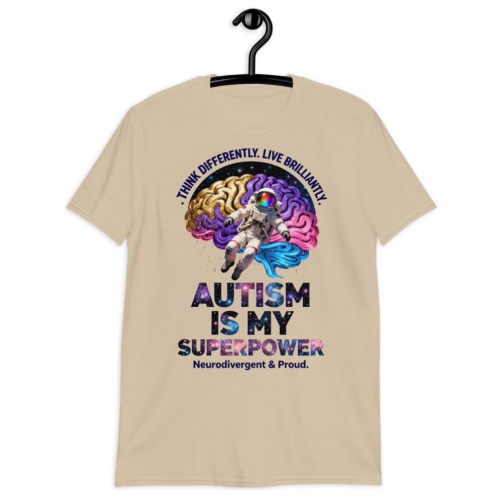 Autism Awareness TShirt Autism Is My Superpower Neurodivergent Tee