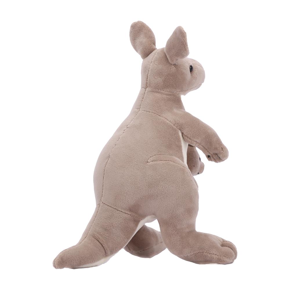 Kangaroo Plush Toy Kangaroo Mother with Baby Cute Appease Doll Creative Mother-Child Cute Doll To Send Children's Birthday Gifts