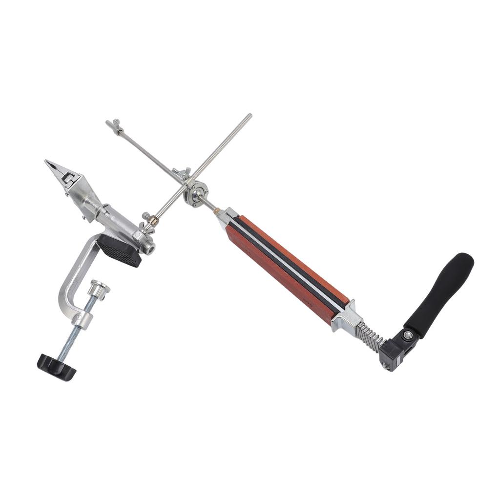 Festwinkel-Schärfer mit 8 Schleifsteinen 360-Grad-Klappfunktion Professionelles Schärfsystem für die Küche