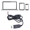 USB2.0 Stecker 2-Pin Stromkabel mit Schaltern Pigtail-Kabel für installierte USB-Geräte Ersatz Reparatur Kleiner Lüfter