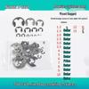 304 Stainless Steel E-type Circlip for Bearing Shaft and Door Lock