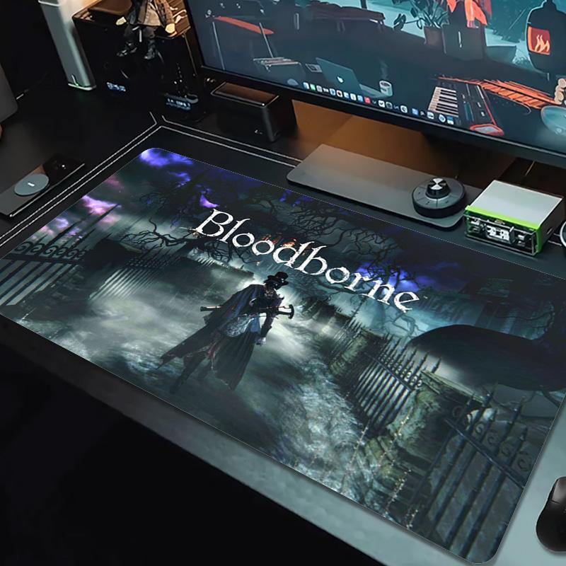 Bloodborne Color Mouse Pad Large Gaming Table Cushion Non-slip Laptop Tablet Big Mousepad XXL Mat Mini PC Playmat With Lock edge