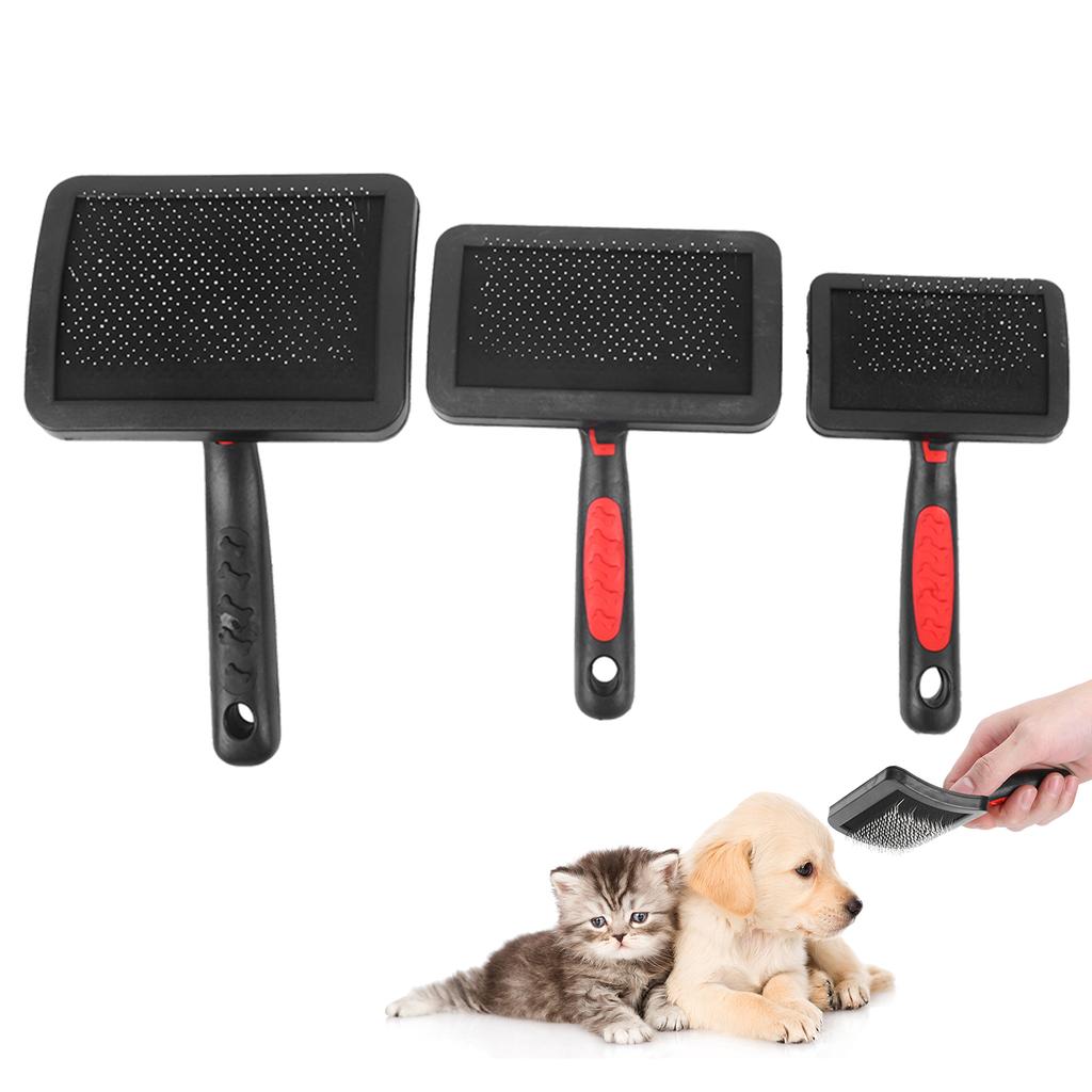3-teiliges tragbares Katzen- und Hundepflegebürsten-Set für Haustiere, Katzenpflege, Massagekamm, Zubehör