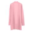Women's Long Sleeved Solid Color Medium Length Knitted Cardigan Jacket Sweater Knitted Sweater