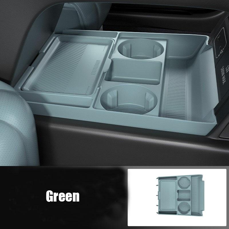 For Xpeng G6 2026 Center Console Silicone Storage Box Car Central Lower Layer Tray Divider Organizer Stowing Tidying Accessories