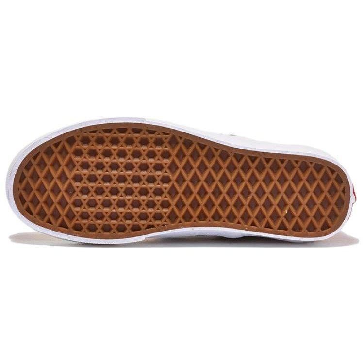 Vans Slip-On Comfortable Casual Low-Top Skate Shoes Unisex Sneakers White Multicolor VN0A4U382O8