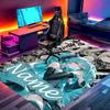 Custom Name Personalized Hatsune Miku Print Carpet, Versatile Home Decor Rug, for Playroom, Apartment, Balcony, Entryway, Hallway Gift