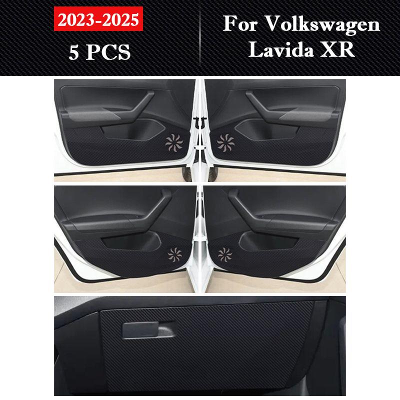 For Volkswagen Lavida 2013-2026 Car Door Anti Kick Pad Glove Box Protection Stickers Scratch Resistant Film Interior Accessories