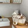 Large Capacity Casual Versatile Messenger Mother and Baby Bag Going Out Portable and Lightweight Canvas Bag