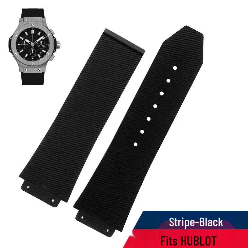 

Hublot Fusion Big Bang Смугастий Водонепроникний Спортивний Ремінець для Годинника 13мм/16мм/19мм 16*23mm, Buckle Width 20mm (Medium)