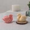 Swan Candle Mold 3D Beautiful Swan Silicone Mold Handmade Ice Cream Fondant Moulds DIY Chocolate Candy Decorating Tool