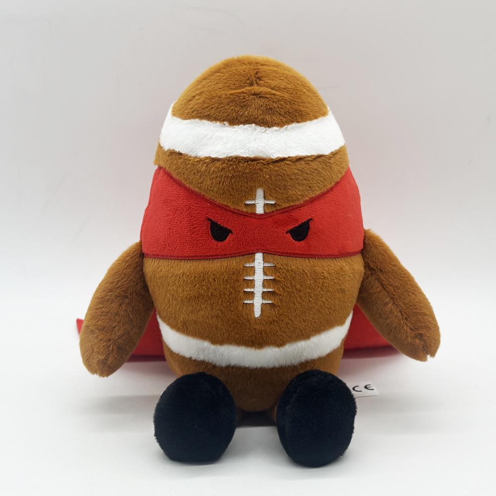 New Schwarz Heroes of The Game 7.5 Football Fun Cartoon Game Plush Peripheral Doll Gift Accompanying Plush Toy Birthday Gifts