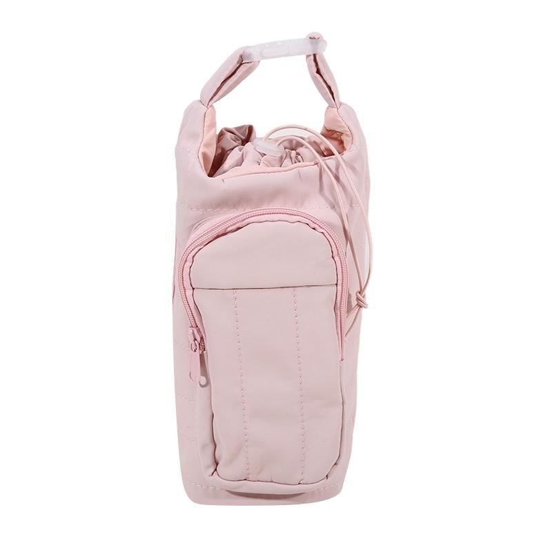 Stylish New Outdoor Sports Kettle Bag Portable Large Capacity Crossbody Water Cup Bag Travel Thermos Cup Cover