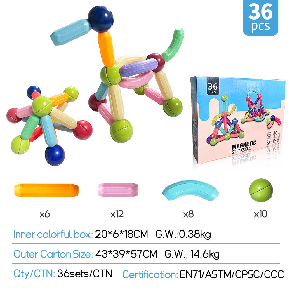 Magnetic Sticks Building Blocks: Versatile Educational Toys for Early Childhood