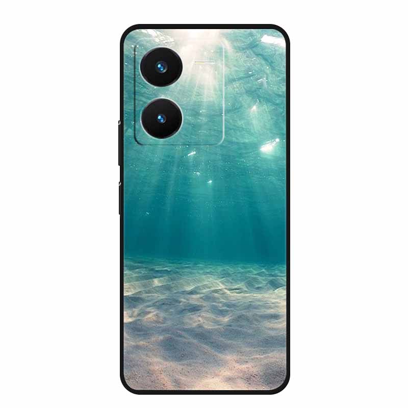 For Vivo IQOO Z8 Case Luxury Soft TPU Silicone Phone Cases for Vivo IQOO Z8X 5G V2314A V2312A Cover Protective Cartoon New Funda
