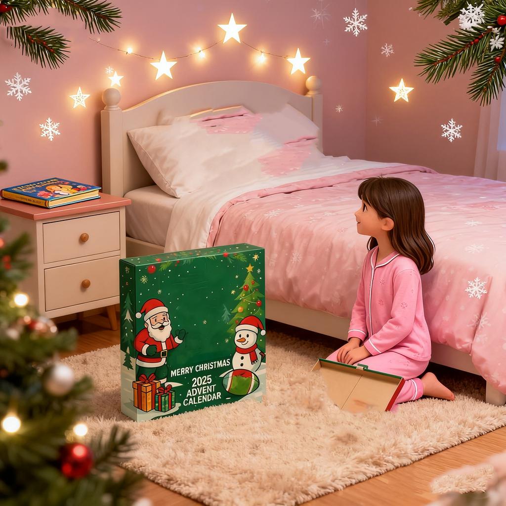 2D Plane+airplane Box +24PC Canberra Raiders Countdown Box Christmas Advent Calendar