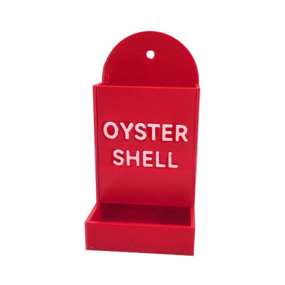 Creative Coop Feeding Station Wide Mouth Grit Dispenser Cute Gravity Poultry Feeder  Livestock Care