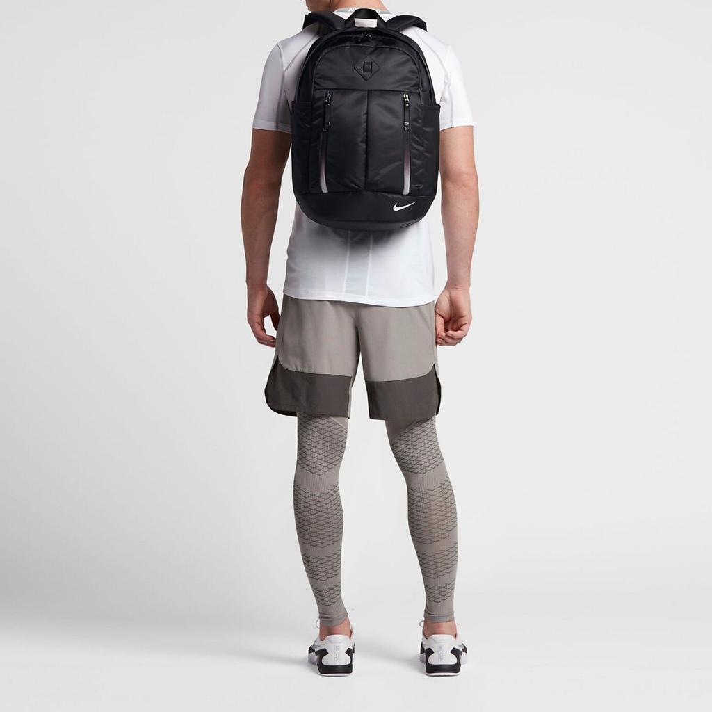 Nike Polyester Backpack Regular Unisex Black Casual BA5241-010