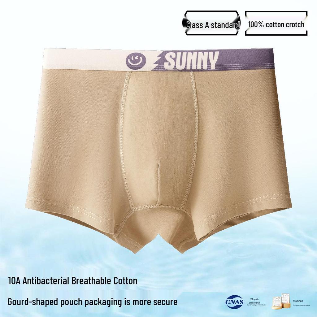 Men's Plus Size Pure Cotton Antibacterial Boxer Briefs - 100% Cotton Crotch